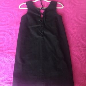 Sleeveless Short linen dress.